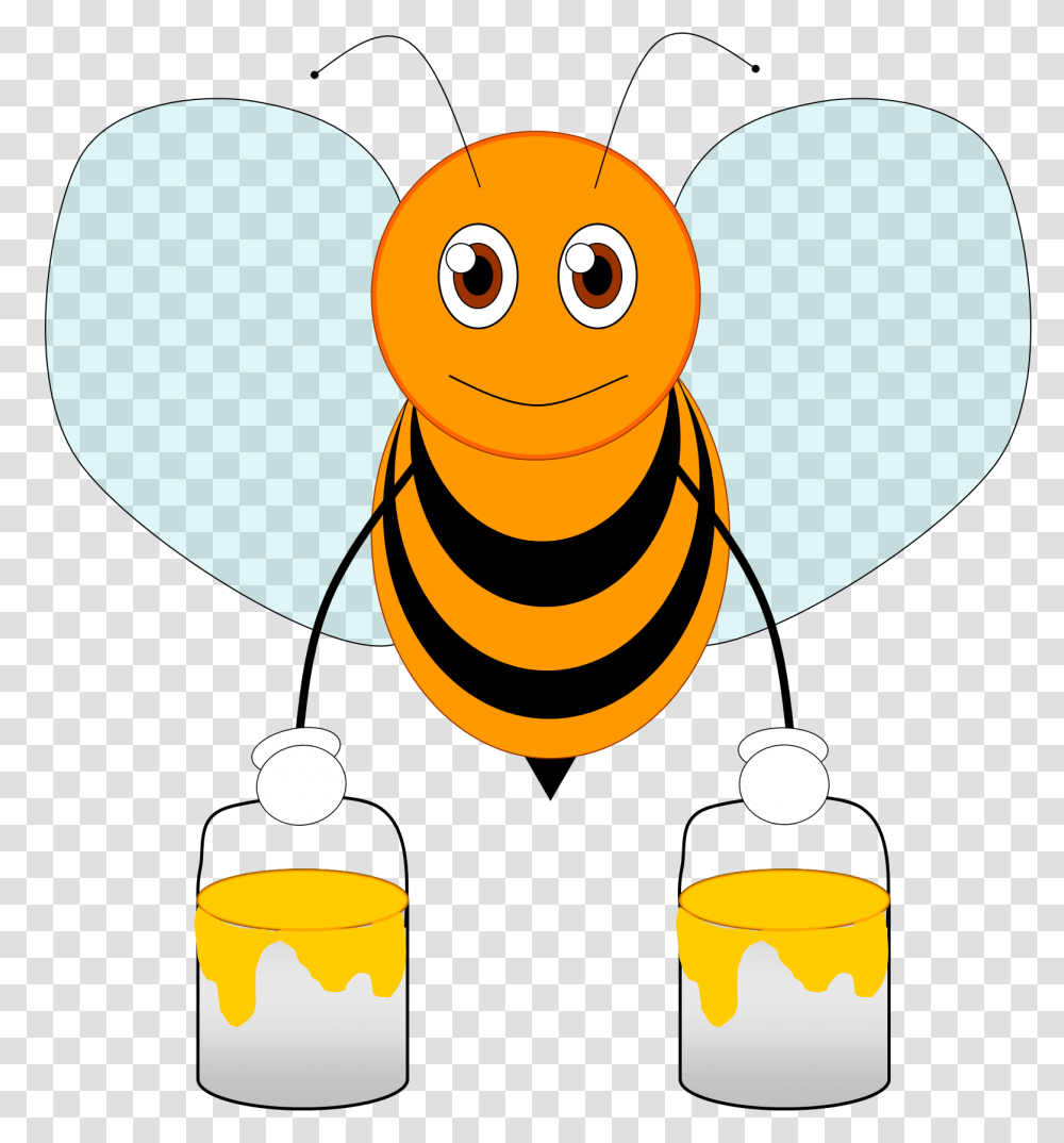 Animated Bee, Animal, Invertebrate, Insect, Wasp Transparent Png