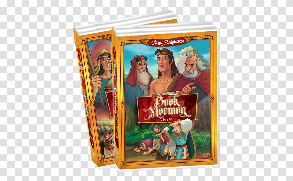 Animated Book Of Mormon Dvds Nephi Living Scriptures Dvd, Person, Human, Disk Transparent Png