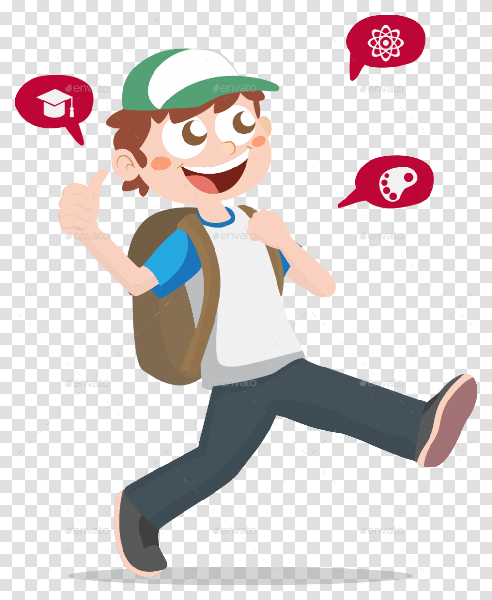 Animated Boy School, Person, Human, Juggling, Performer Transparent Png