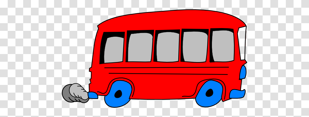 Animated Bus Clipart, Minibus, Van, Vehicle, Transportation Transparent Png