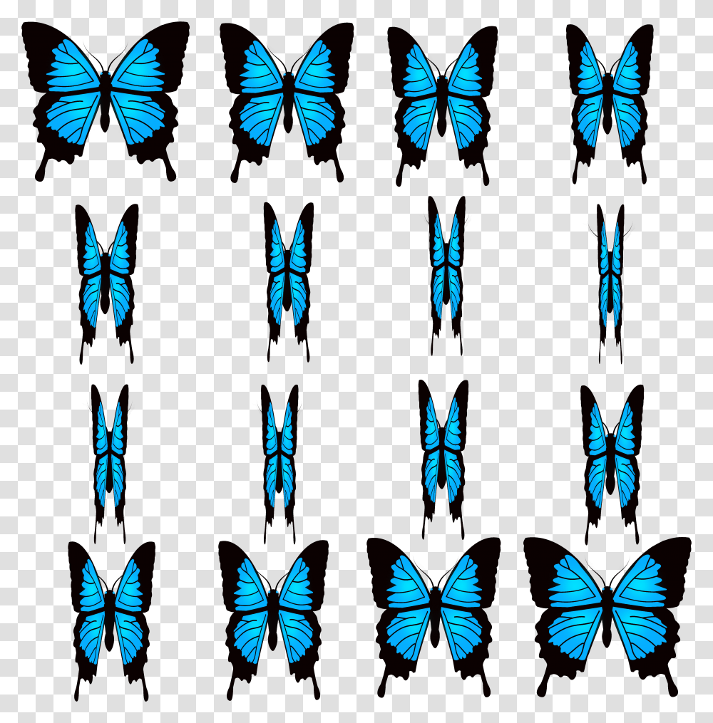 Animated Butterflies Clipart Butterfly Sprite, Pattern, Architecture, Building Transparent Png