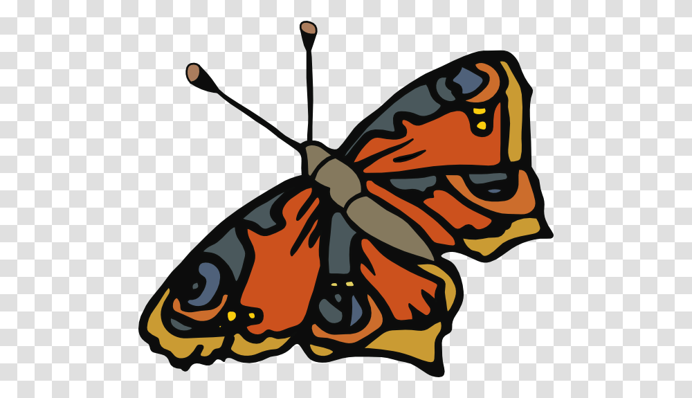 Animated Butterfly Clipart, Insect, Invertebrate, Animal, Monarch Transparent Png