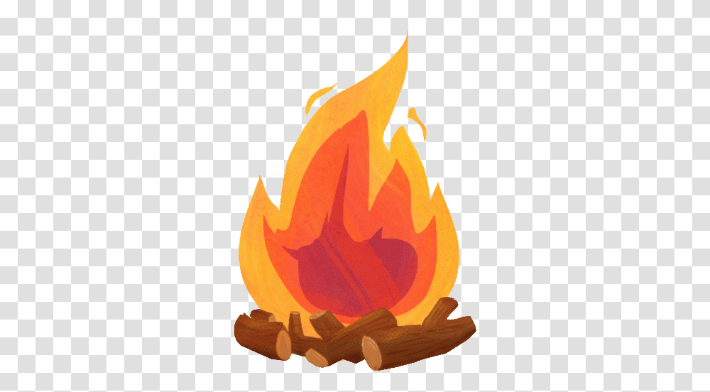 Animated Campfire Gif, Flame, Bonfire Transparent Png