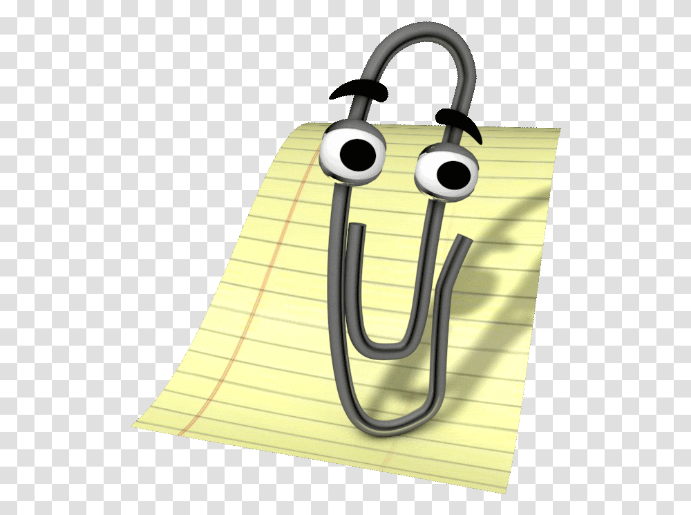Animated Clippy My Paperclip Sticker Gif, Headphones, Electronics, Headset, Hook Transparent Png