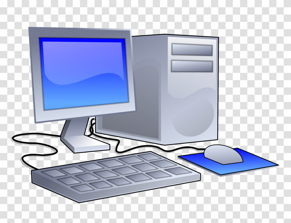 Animated Computer Clip Art, Electronics, Pc, Desktop, Computer Keyboard Transparent Png