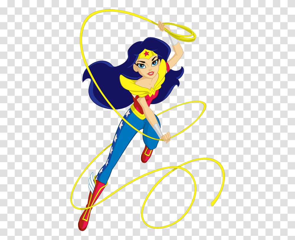 Animated Dc Super Hero Wonder Woman, Person, Human, Leisure Activities, Bow Transparent Png
