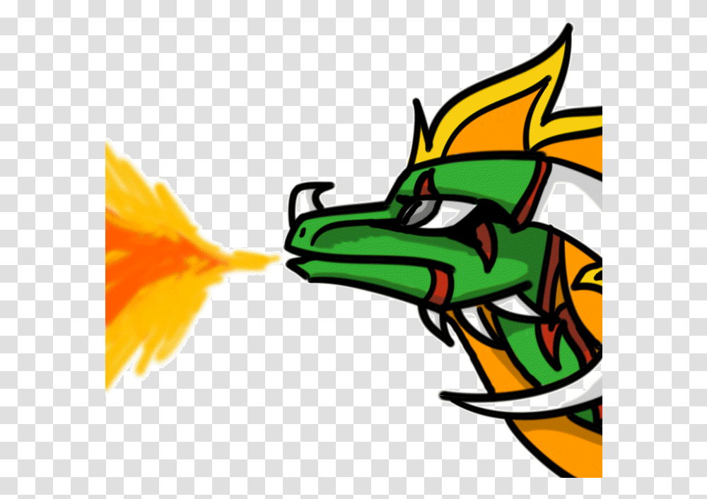 Animated Dragon Breathing Fire, Fish, Animal Transparent Png