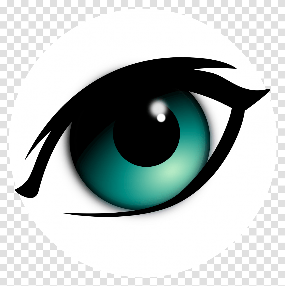 Animated Eyes Blue Cartoon Cartoon Eye, Helmet, Apparel Transparent Png