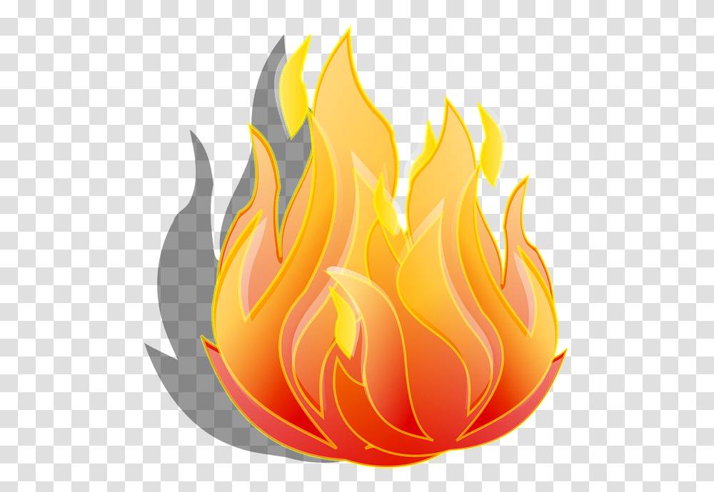 Animated Fire Clipart, Flame, Bonfire Transparent Png