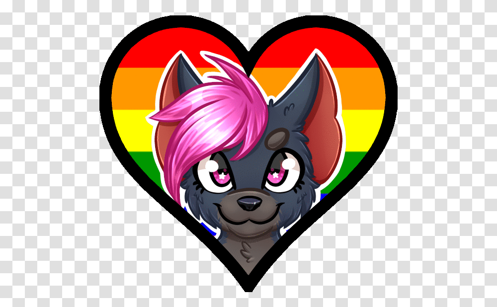 Animated Furry Pride Icon Commission Furry Animated, Mammal, Animal, Pet, Comics Transparent Png