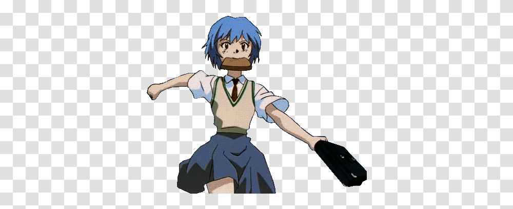 Animated Gif About In Anime Rei Ayanami Gif, Person, Leisure Activities, Clothing, Toy Transparent Png
