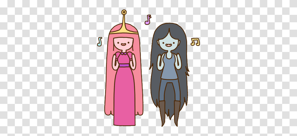 Animated Gif About In Marceline And Princess Bubblegum, Clothing, Apparel, Fashion, Cloak Transparent Png
