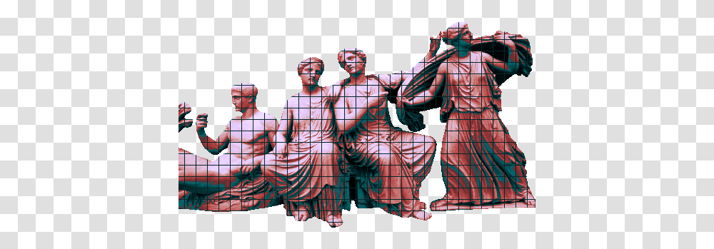 Animated Gif About In Vaporwave Stuff Vaporwave Statue Gif, Person, Head, Hand, Prison Transparent Png