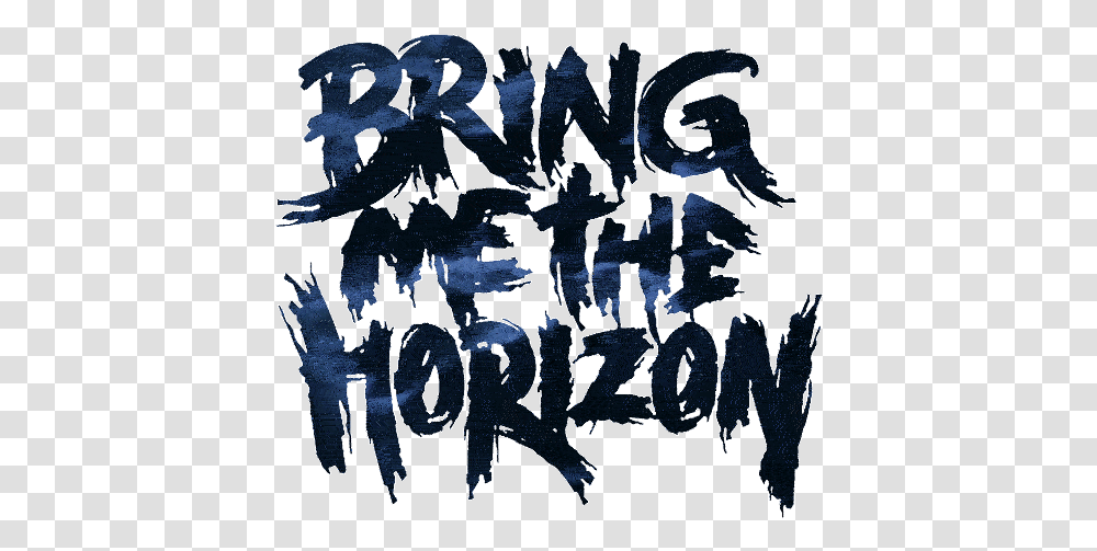 Animated Gif In Bring Me The Horizon Bring Me The Horizon Logo, Text, Art, Alphabet, Handwriting Transparent Png