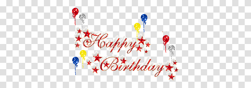 Animated Gifs Happy Birthday Cake Balloons Clowns Happy Birthday Glitter Gif, Text, Graphics, Art, Alphabet Transparent Png