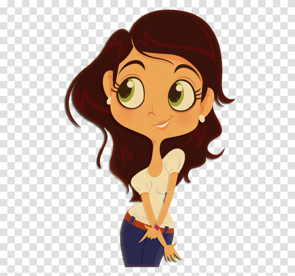 Animated Girl Animated Girl Cartoon Girl, Face, Apparel Transparent Png