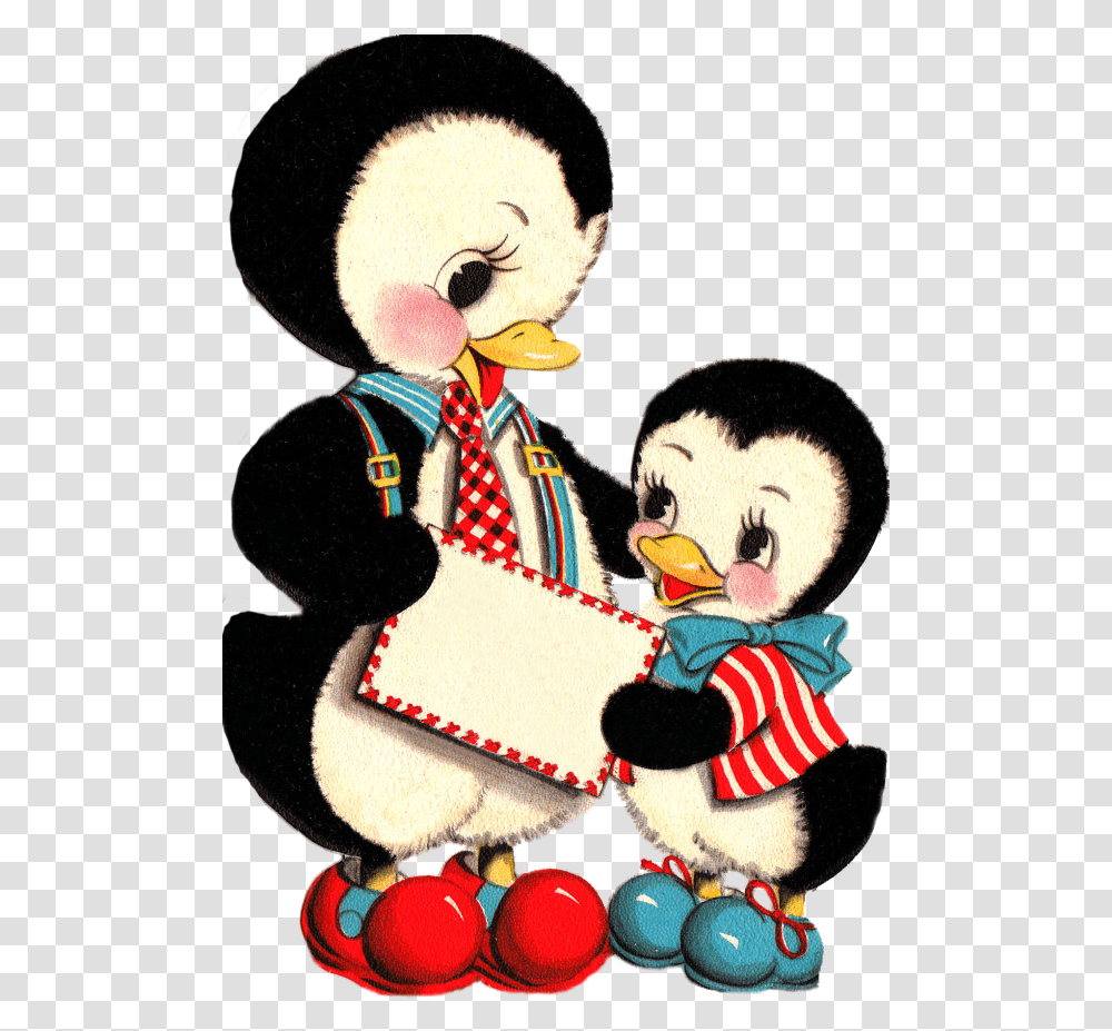 Animated Heart Vintage Penguin Clipart, Tie, Accessories, Accessory, Toy Transparent Png