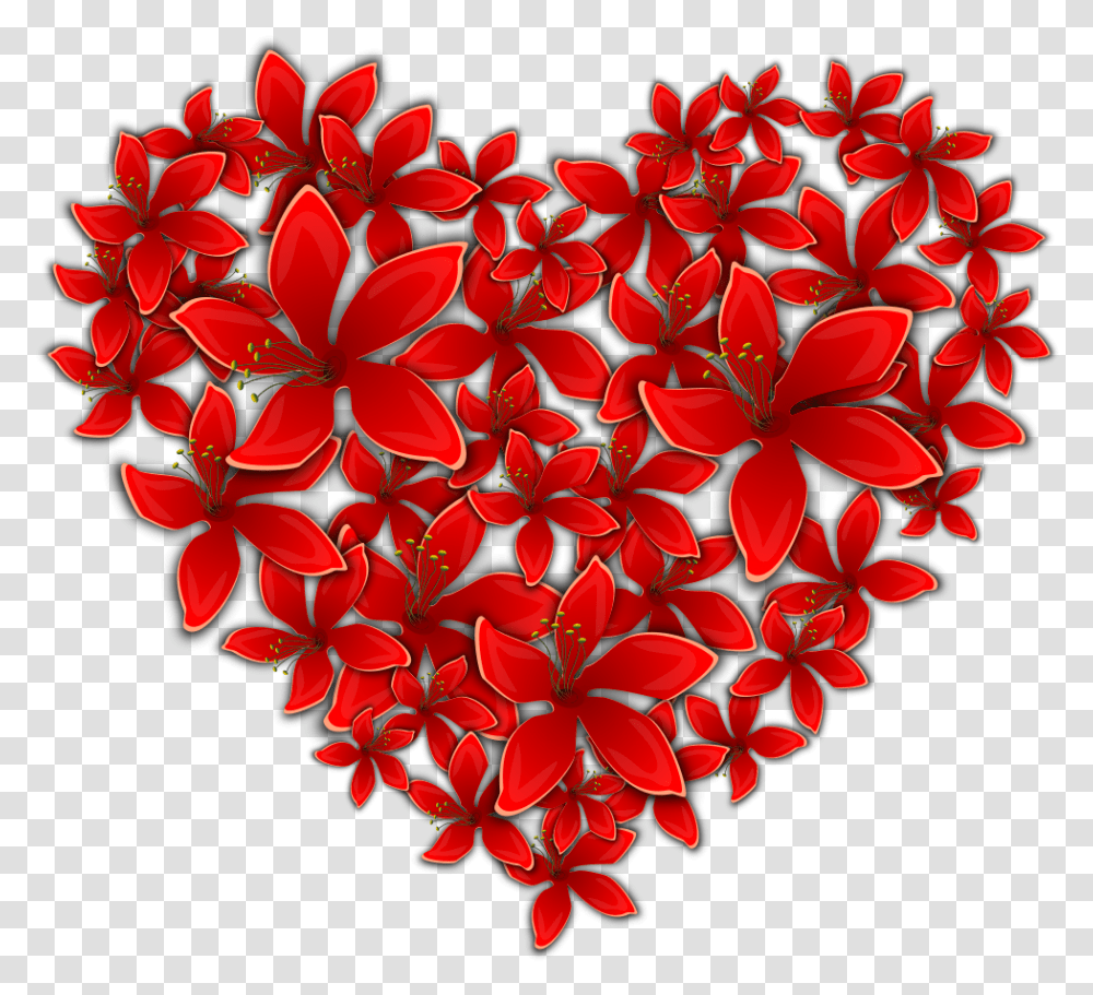 Animated Hearts Text Messages Symbol Of Love Flower, Petal, Plant, Blossom, Geranium Transparent Png