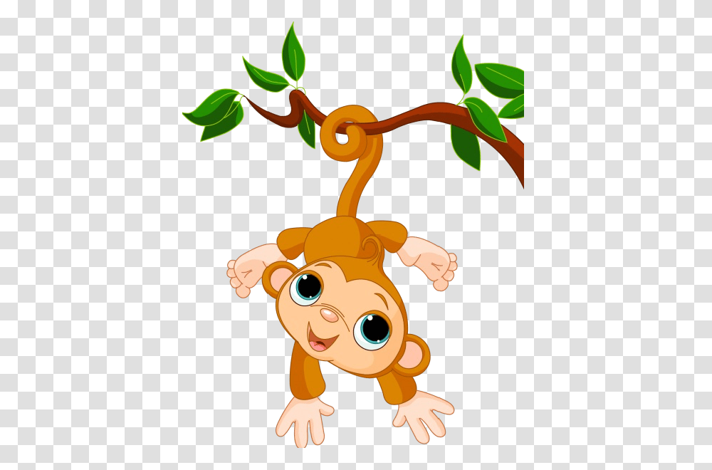 Animated Monkey In A Tree Clipart Clip Art Images, Toy, Animal, Wildlife, Mammal Transparent Png