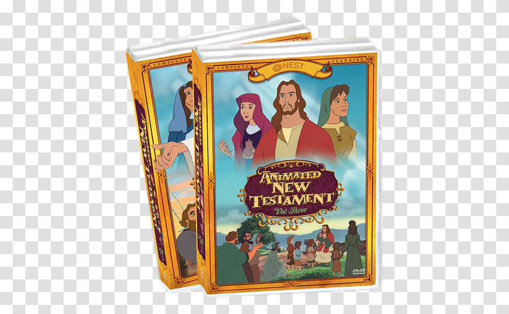 Animated New Testament Video Series Girl, Person, Human, Dvd, Disk Transparent Png