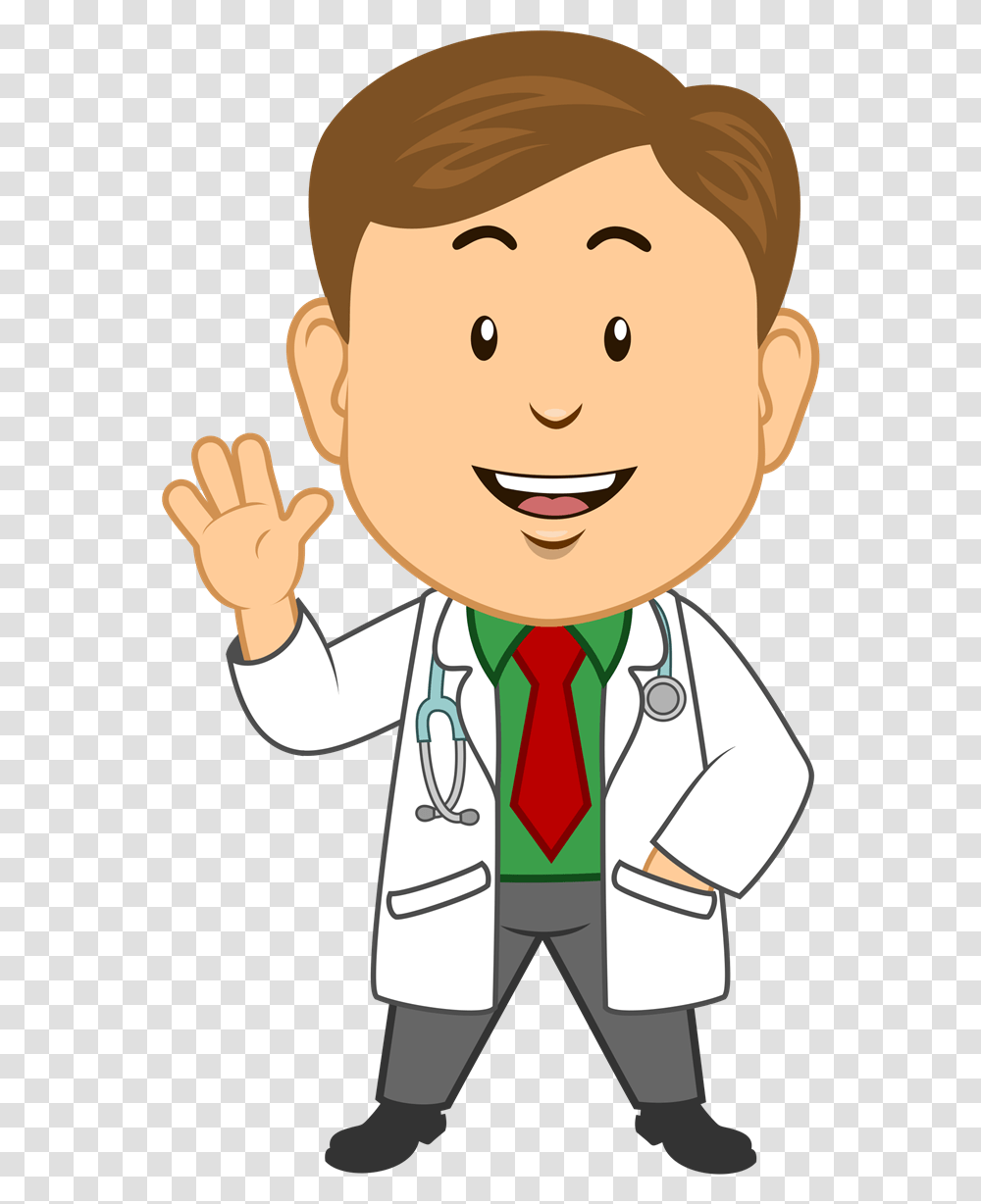 Animated Nurse Free Download Doctor Clipart Background, Toy, Clothing, Apparel, Lab Coat Transparent Png