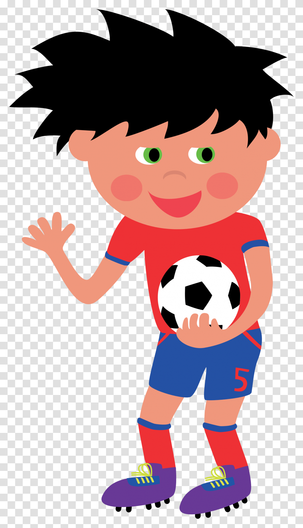 Animated Pictures Of Common Nouns, Person, Human, People, Soccer Ball Transparent Png