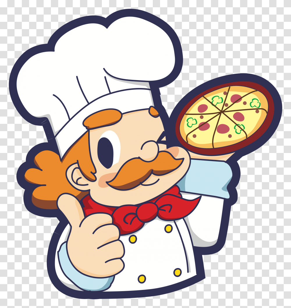 Animated Pizza Chef Transparent Png