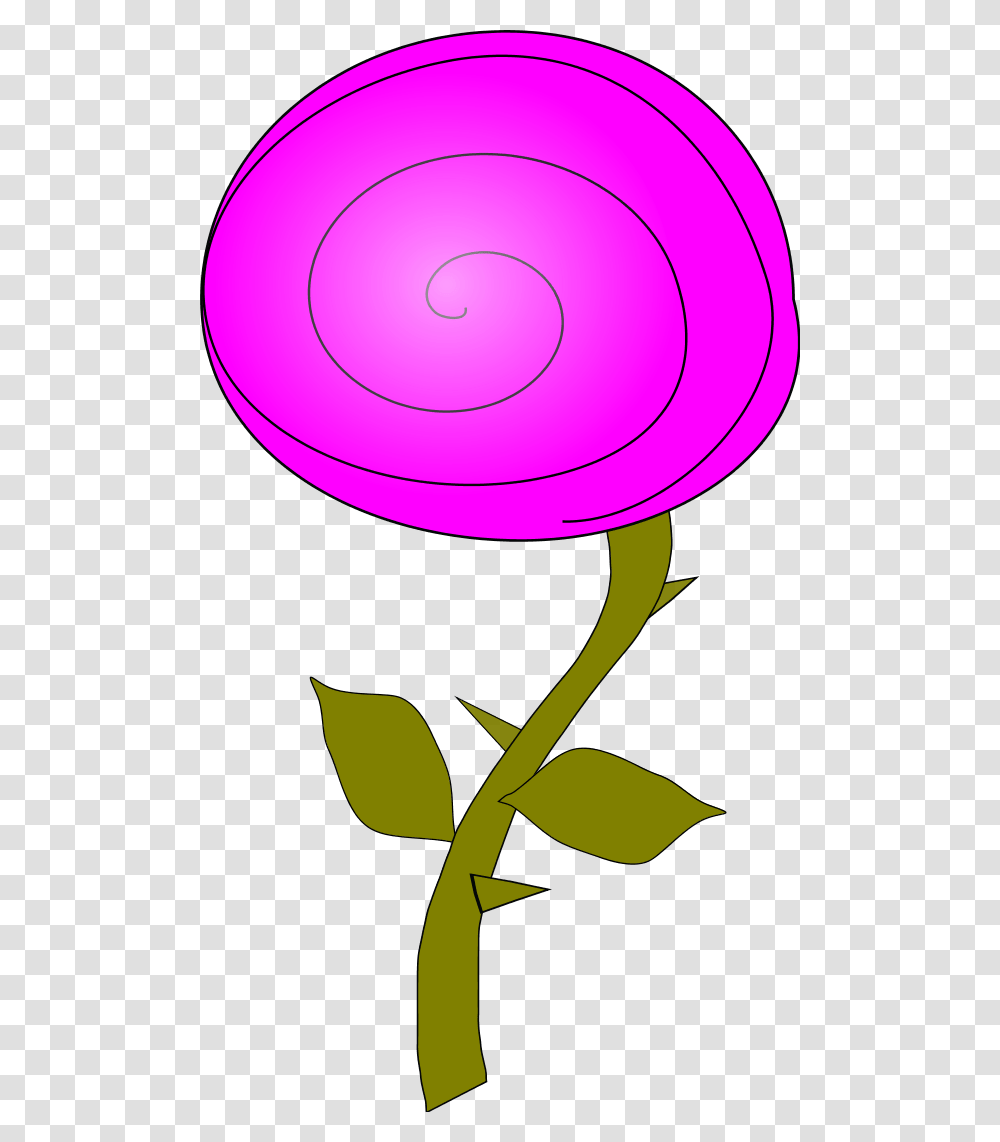 Animated Rose Flower, Plant, Blossom, Petal, Lamp Transparent Png