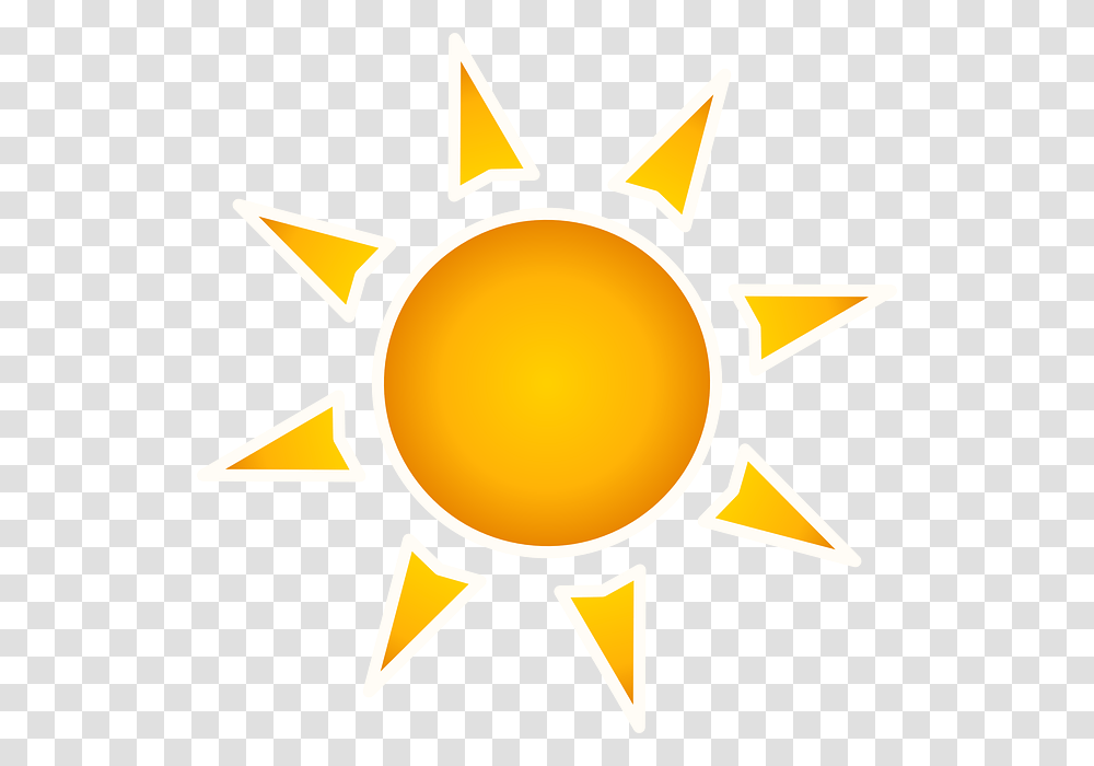 Animated Sun Clipart Library Background Sun Emoji, Nature, Outdoors, Sky, Star Symbol Transparent Png