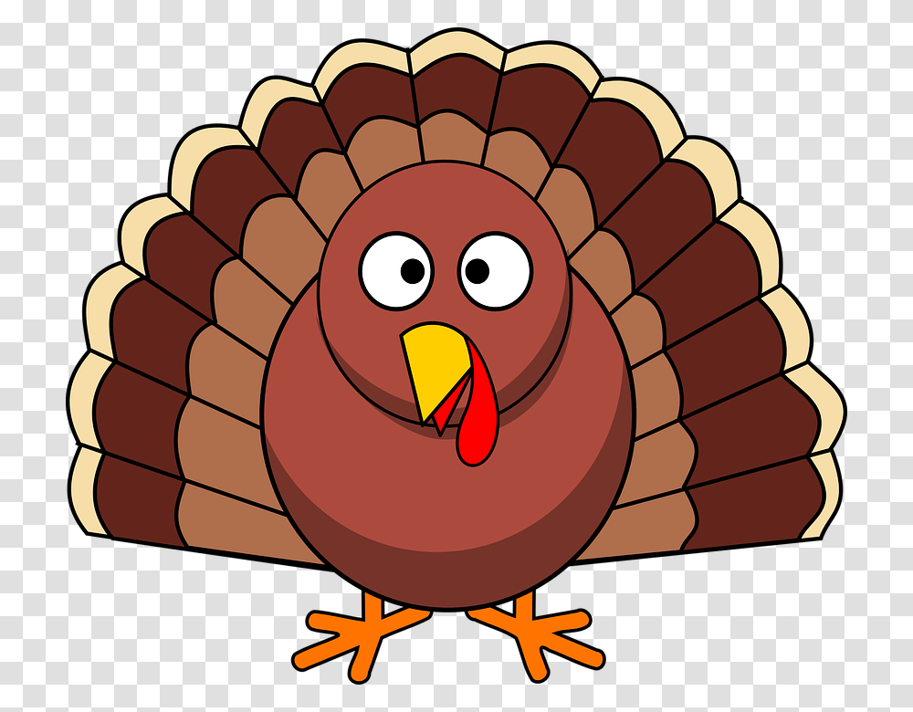 Animated Turkey Clipart Desktop Backgrounds, Bird, Animal, Fowl, Poultry Transparent Png