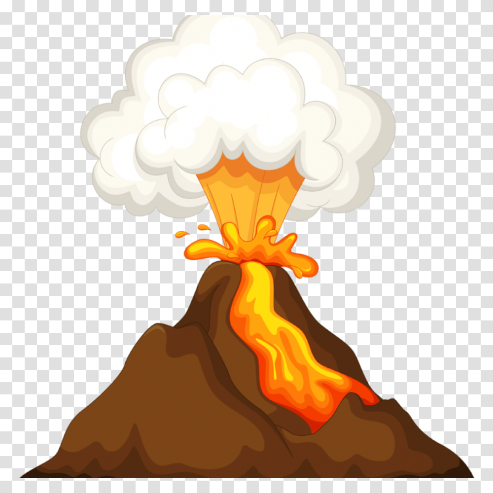 Animated Turkey Clipart Volcano, Mountain, Outdoors, Nature, Eruption Transparent Png