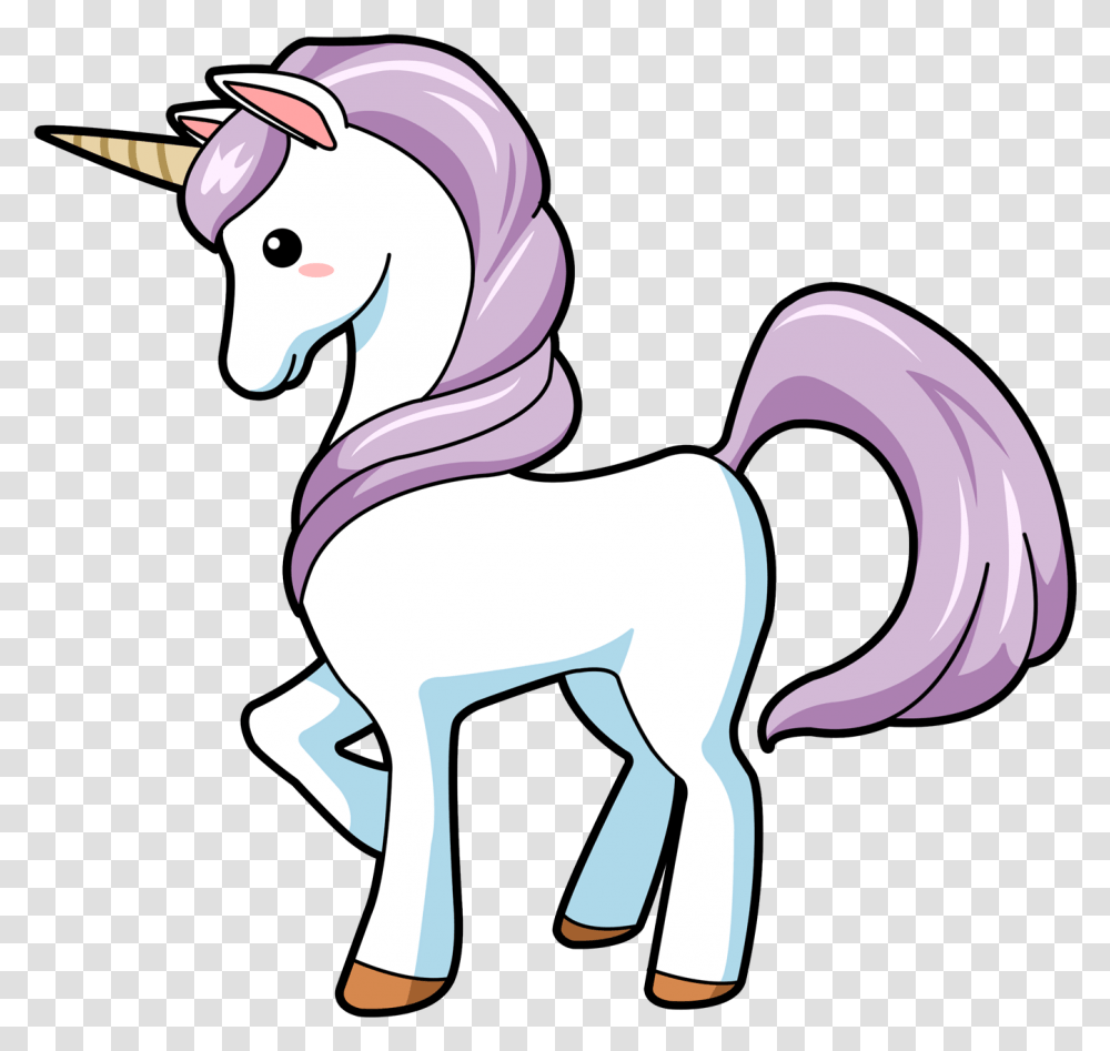 Animated Unicorn Cute Unicorn Clipart, Mammal, Animal, Hammer, Horse Transparent Png