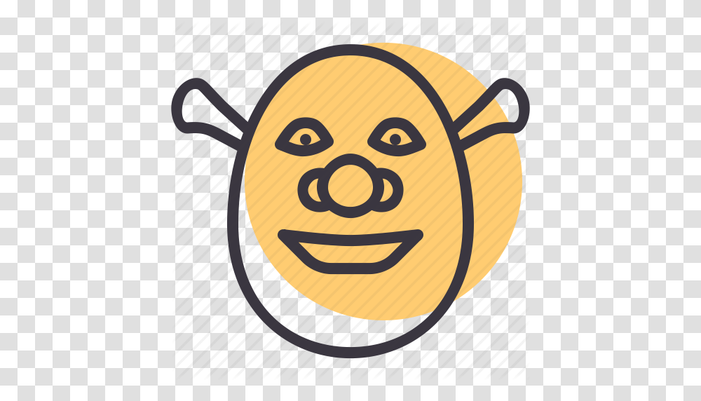 Animation Cartoon Character Movie Ogre Shrek Icon, Label Transparent Png
