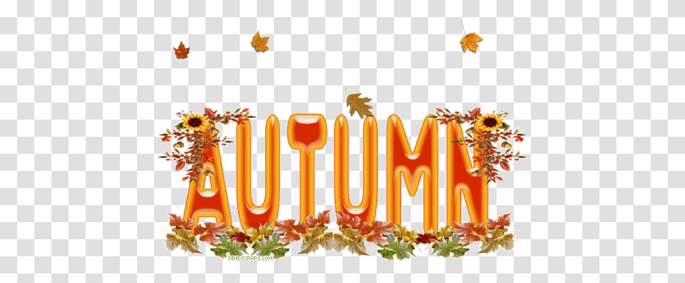 Animation Leaves Falling Autumn Begins, Sweets, Food, Birthday Cake, Dessert Transparent Png