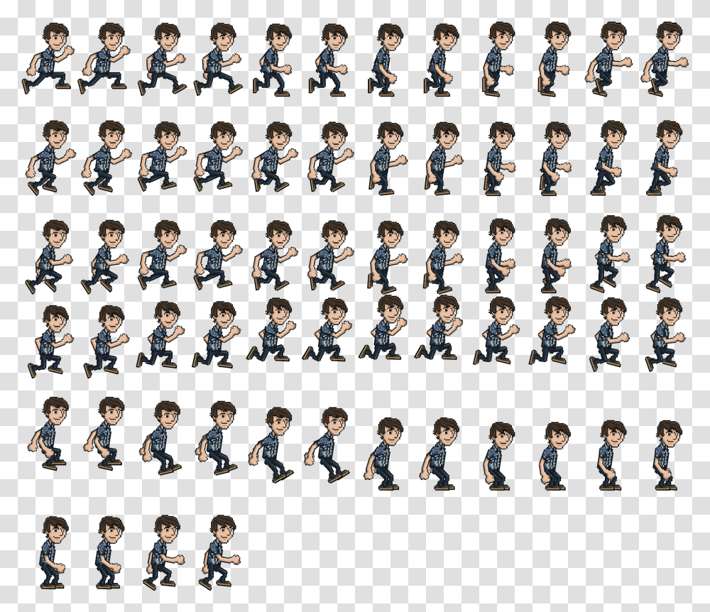 Animation Sprite Sheet, Person, People, Face, Sleeve Transparent Png