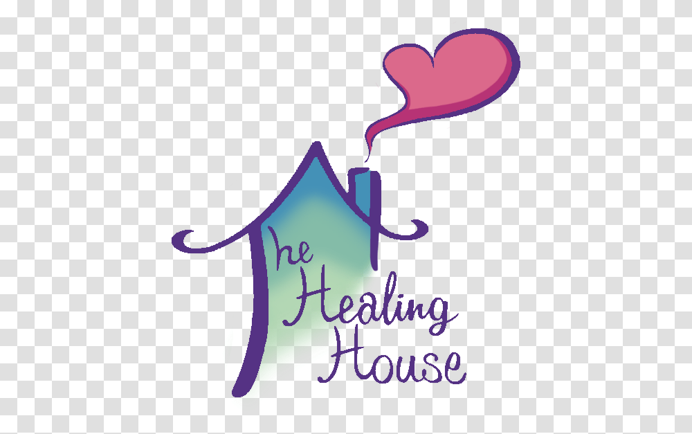 Animation The Healing House Logo Heart, Text, Label, Handwriting, Calligraphy Transparent Png