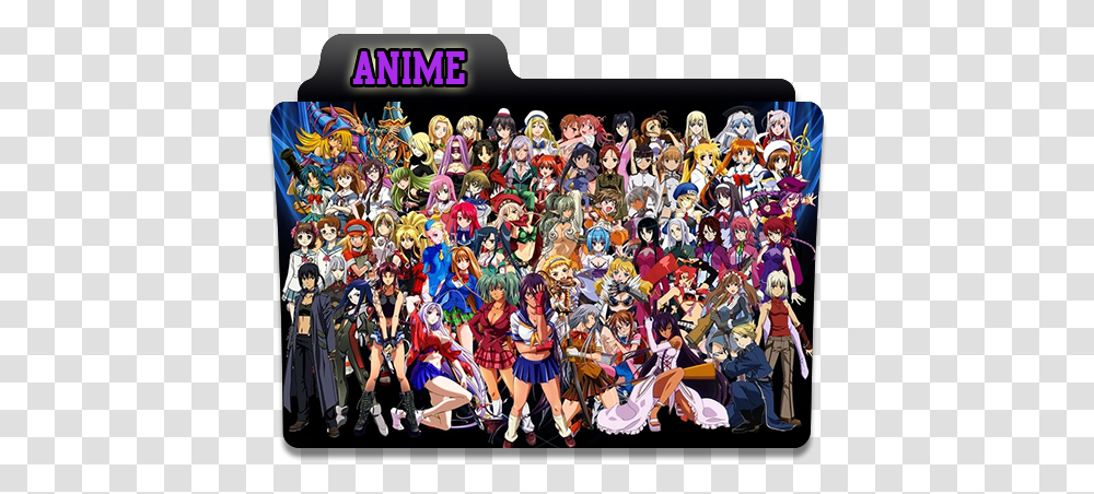 Anime 1 Icon 512x512px Ico Icns Free Download Anime Folder Icon Ico, Person, Costume, Performer, Crowd Transparent Png