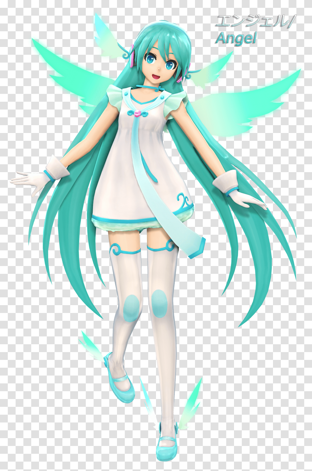 Anime Angel Hatsune Miku Angel Outfit Transparent Png