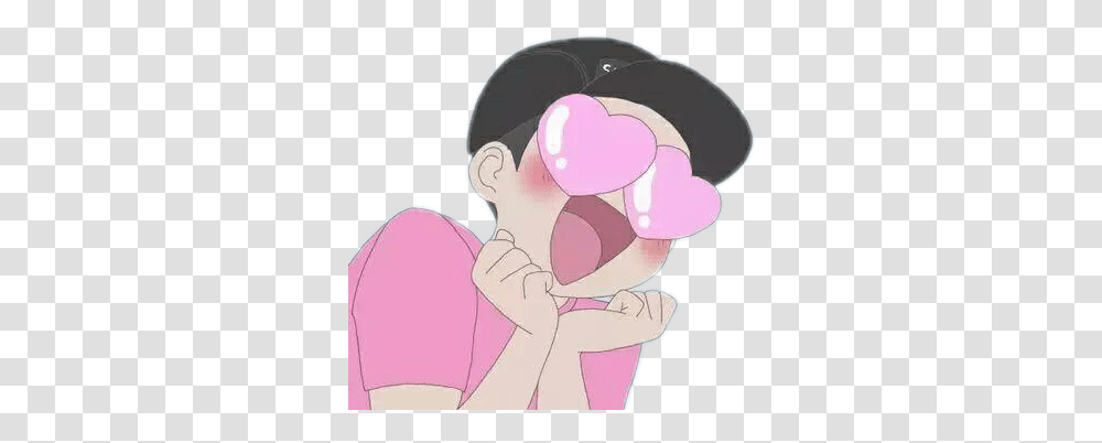 Anime Animeboy Aesthetic Love Hearteyes Aesthetic Anime Boy In Love, Soccer Ball, Football, Team Sport, Sports Transparent Png