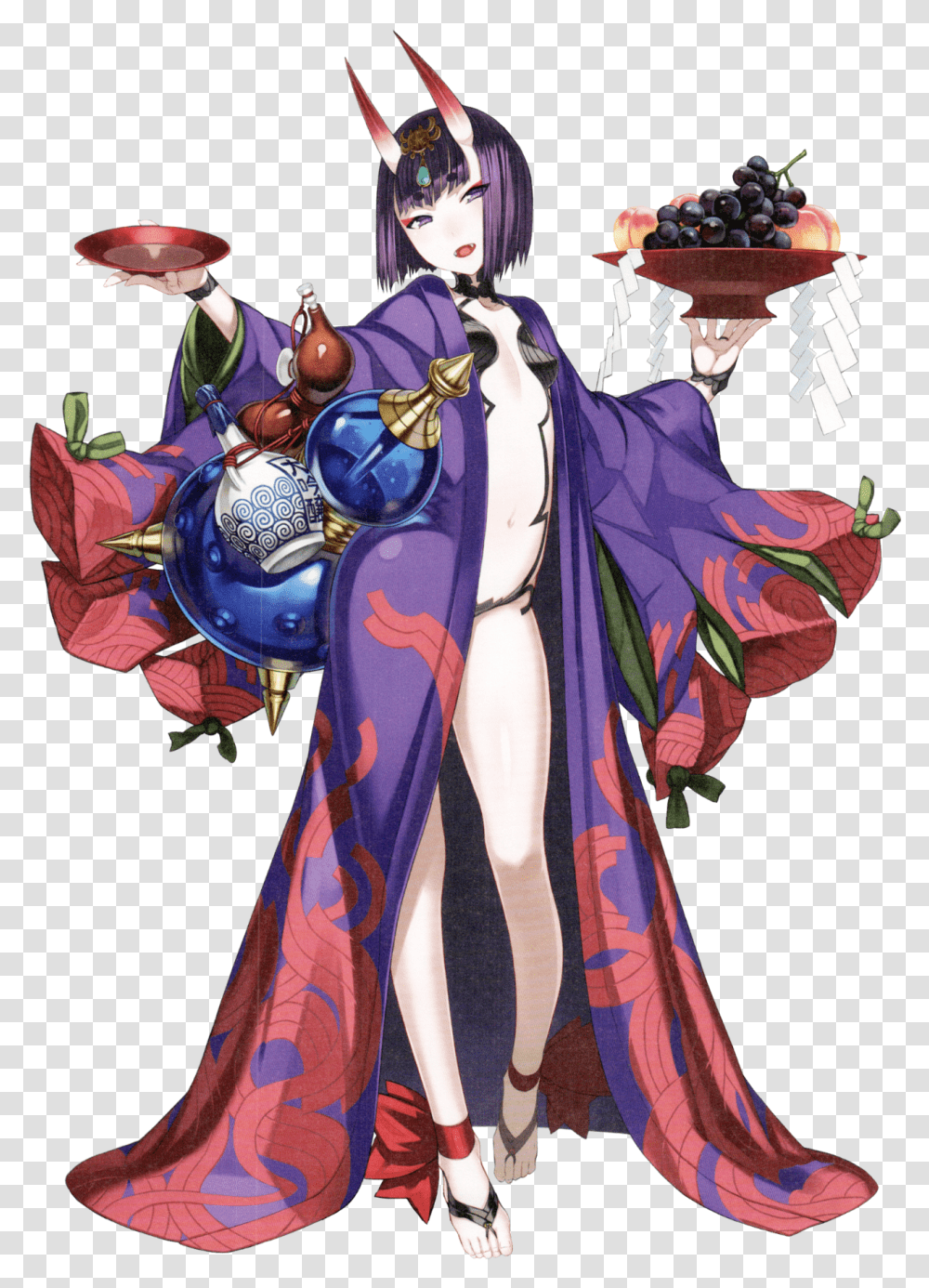 Anime Animegirl Akuma Fantasy Sticker By Franzi Shuten Douji Fgo, Clothing, Manga, Comics, Book Transparent Png