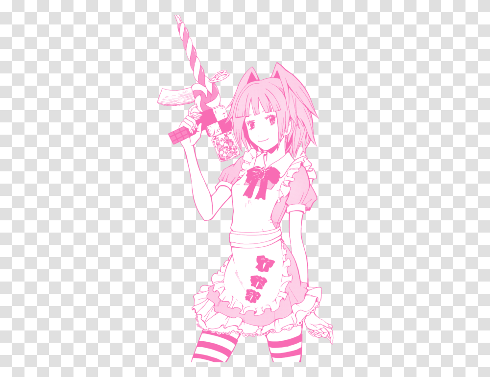 Anime Animegirl Assassinationclassroom Maid Gun Cute Anime Girl Killer, Manga, Comics, Book, Person Transparent Png