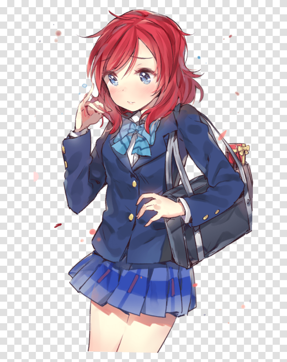 Anime Animegirl Redhairedanimegirl Redhair Prettyfreetoedit, Manga, Comics, Book Transparent Png