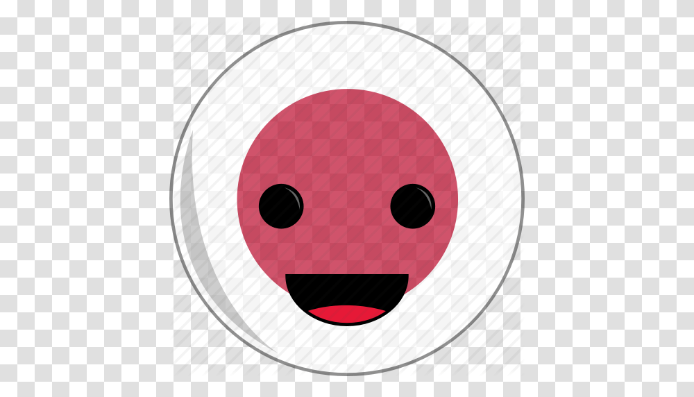 Anime Awesome Country Cute Face Flags Japan Icon, Disk, Pac Man, Cutlery, Sphere Transparent Png