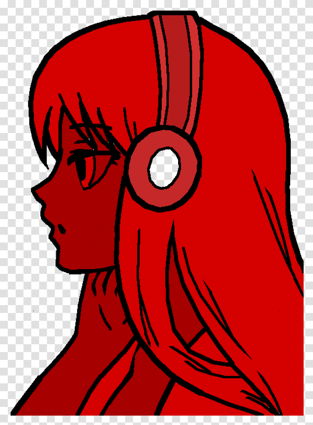Anime Bases With Hair Anime Girl Not Colored, Face, Modern Art Transparent Png