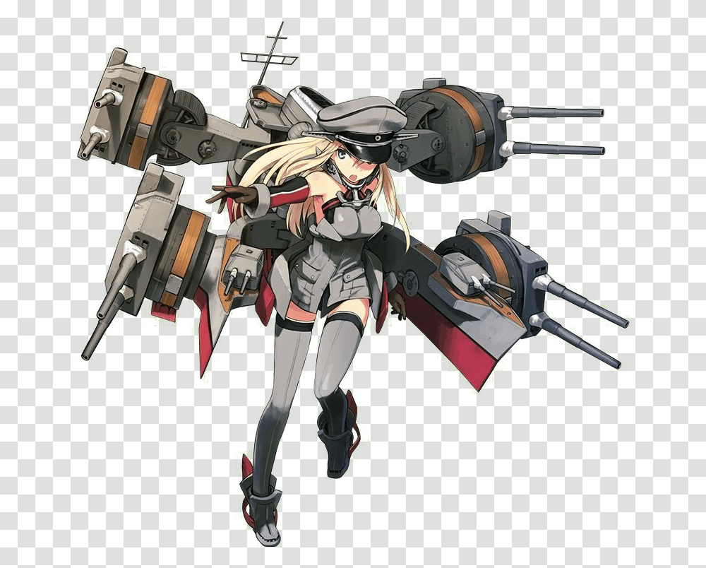 Anime Battleship Girl Bismarck, Robot, Toy, Person, Human Transparent Png
