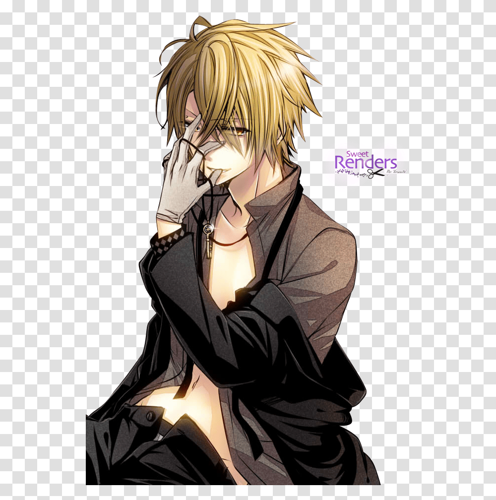 Anime Blond Hot Boy, Person, Human, Manga, Comics Transparent Png