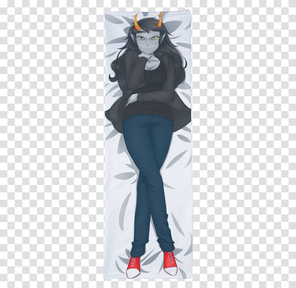 Anime Body Pillow Waifu Body Pillow, Shoe, Person, Sleeve Transparent Png