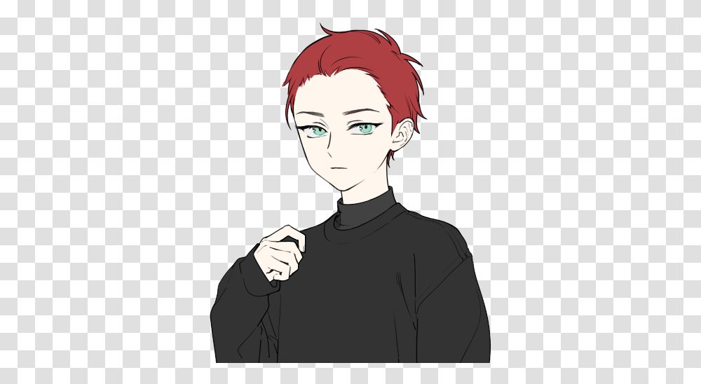 Anime Boy My Hero Academia Boku No And Enji Cartoon, Hand, Person, Human, Face Transparent Png