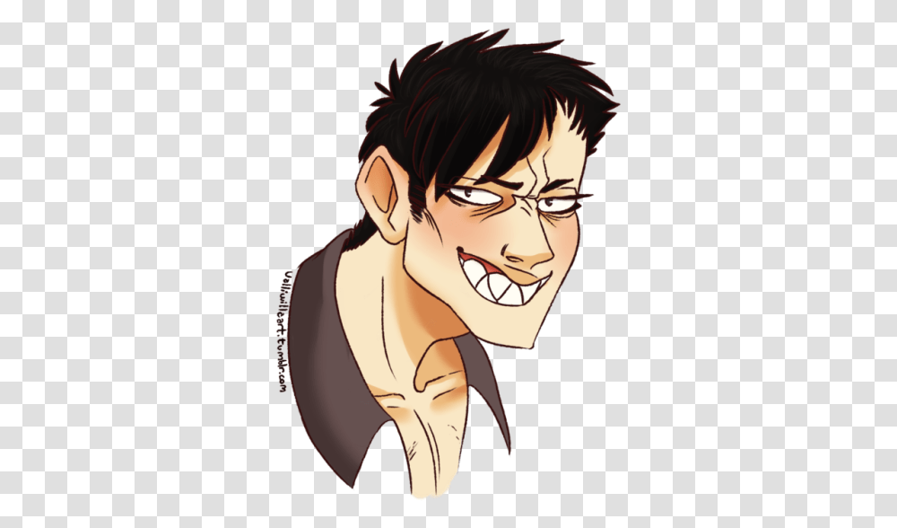 Anime Boy Sharp Teeth Image Monster Teeth Anime Oc, Person, Human, Book, Accessories Transparent Png