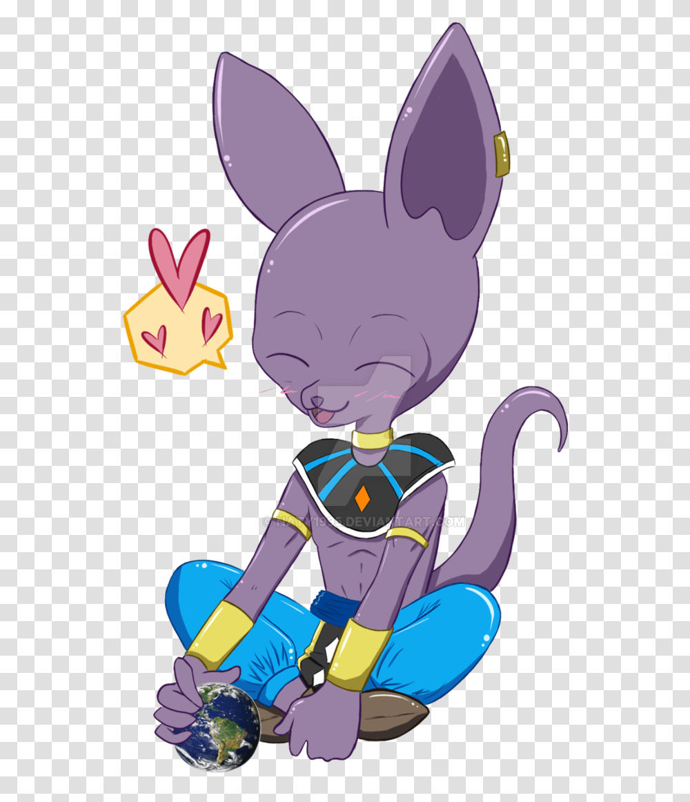 Anime Cat And Geek Image Dragon Ball Beerus Cute Transparent Png